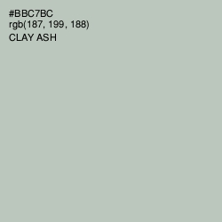 #BBC7BC - Clay Ash Color Image